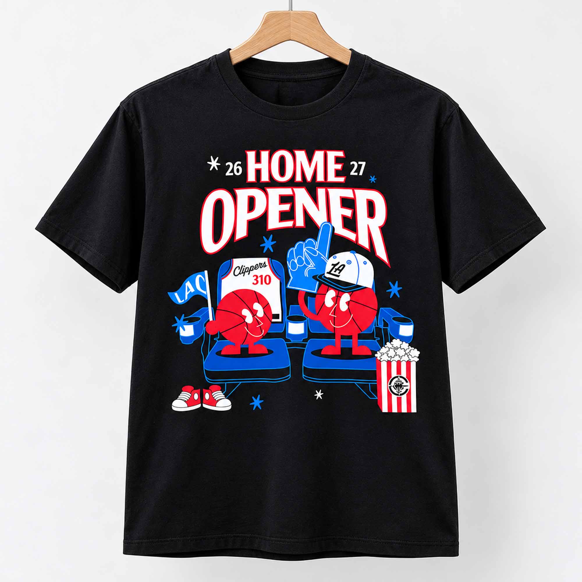 2026 LA Clippers 26 27 Home Opener Shirt 2 2026 LA Clippers 26 27 Home Opener Shirt 1