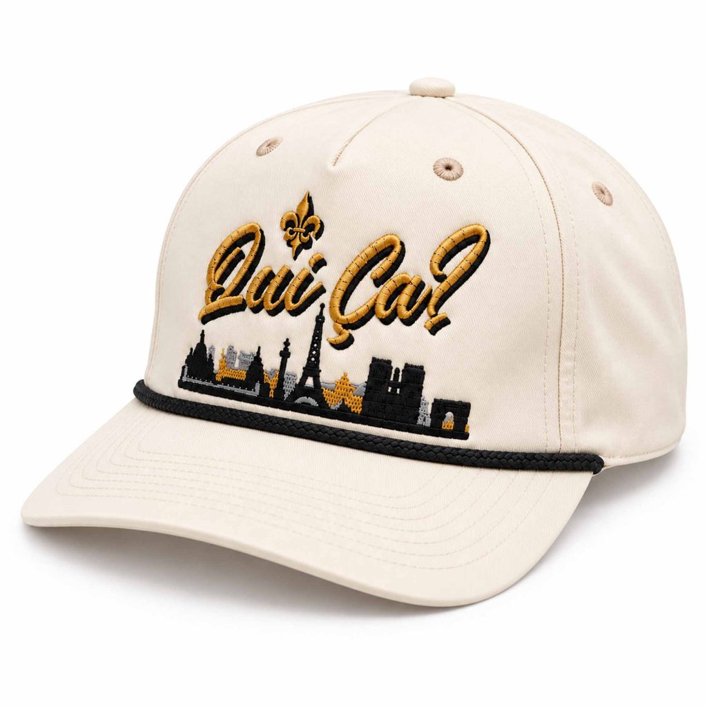 2026 Saints Qui Ca Paris French Who Dat Hat 1