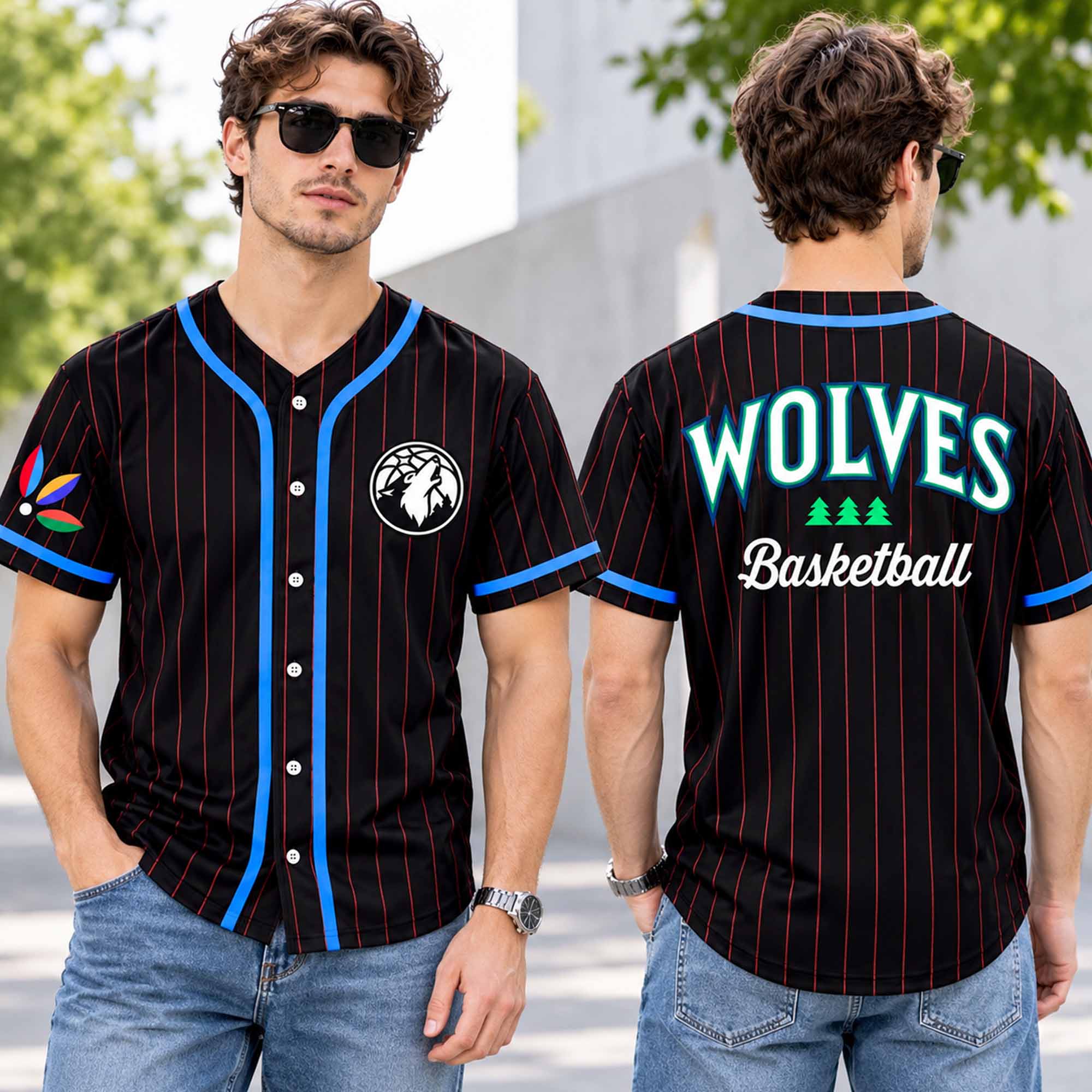 2026 Timberwolves Noche Latina Baseball Jersey 2 2026 Timberwolves Noche Latina Baseball Jersey 1