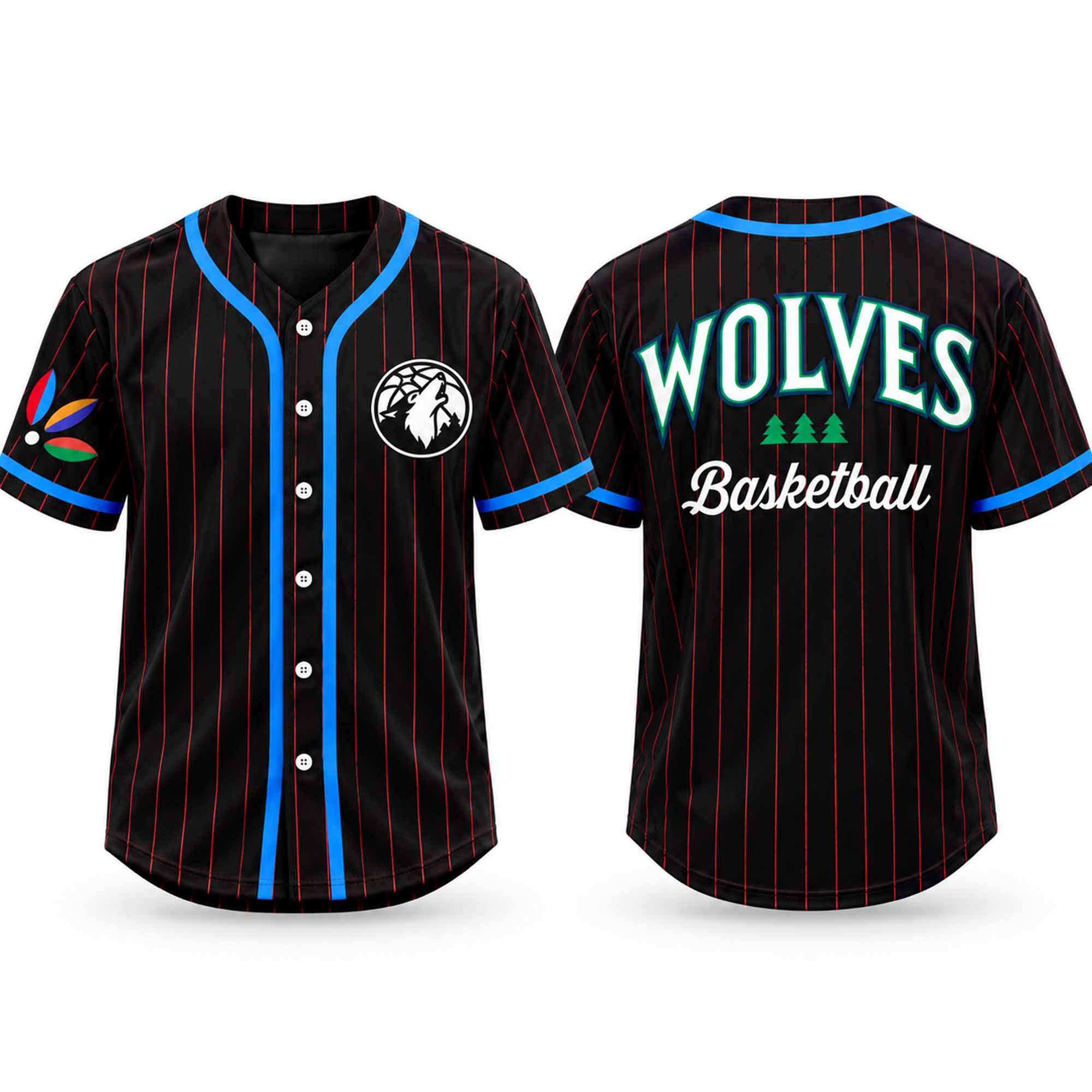 2026 Timberwolves Noche Latina Baseball Jersey 1 2026 Timberwolves Noche Latina Baseball Jersey