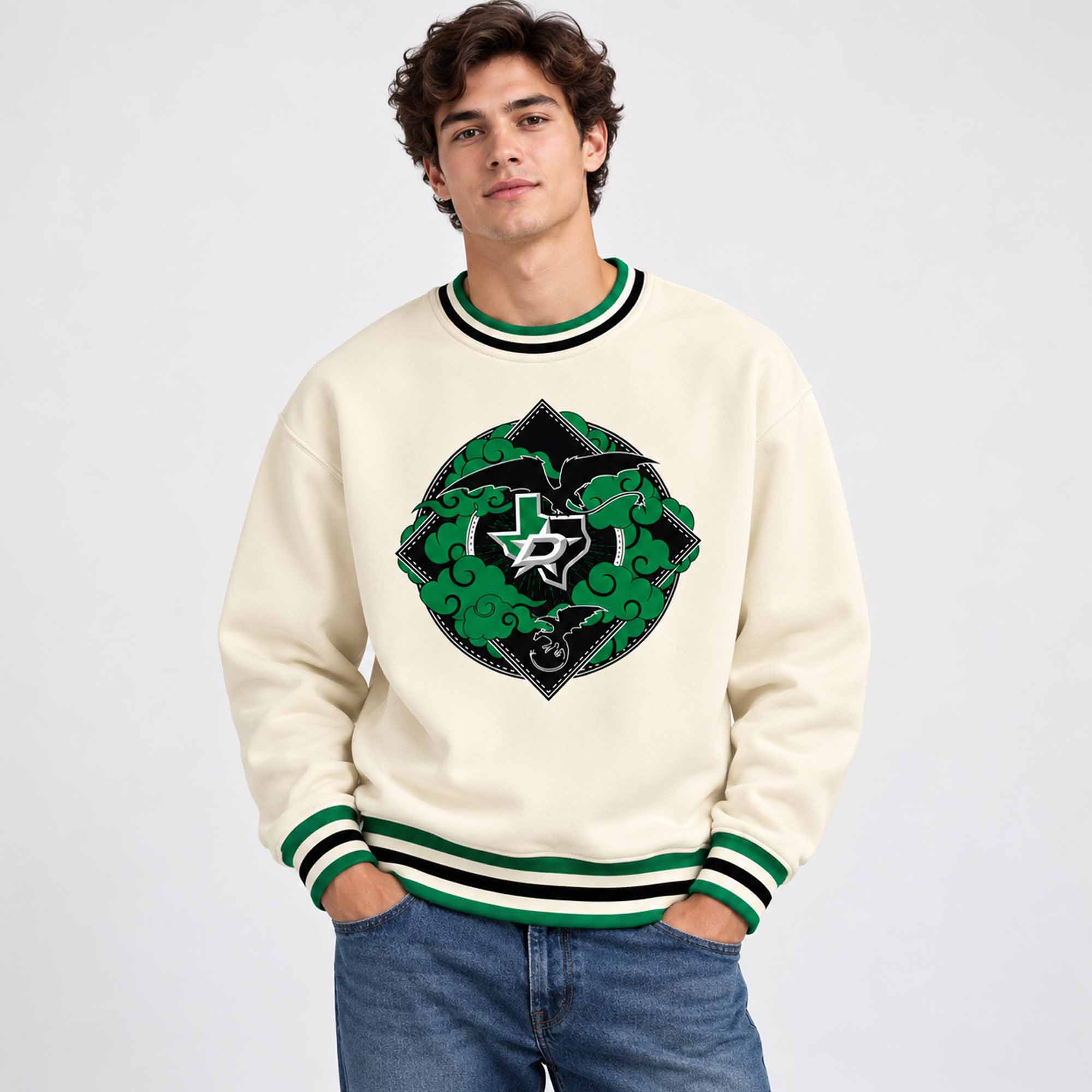 Dallas Stars Iron Flame Sweatshirt 1 Dallas Stars Iron Flame Sweatshirt
