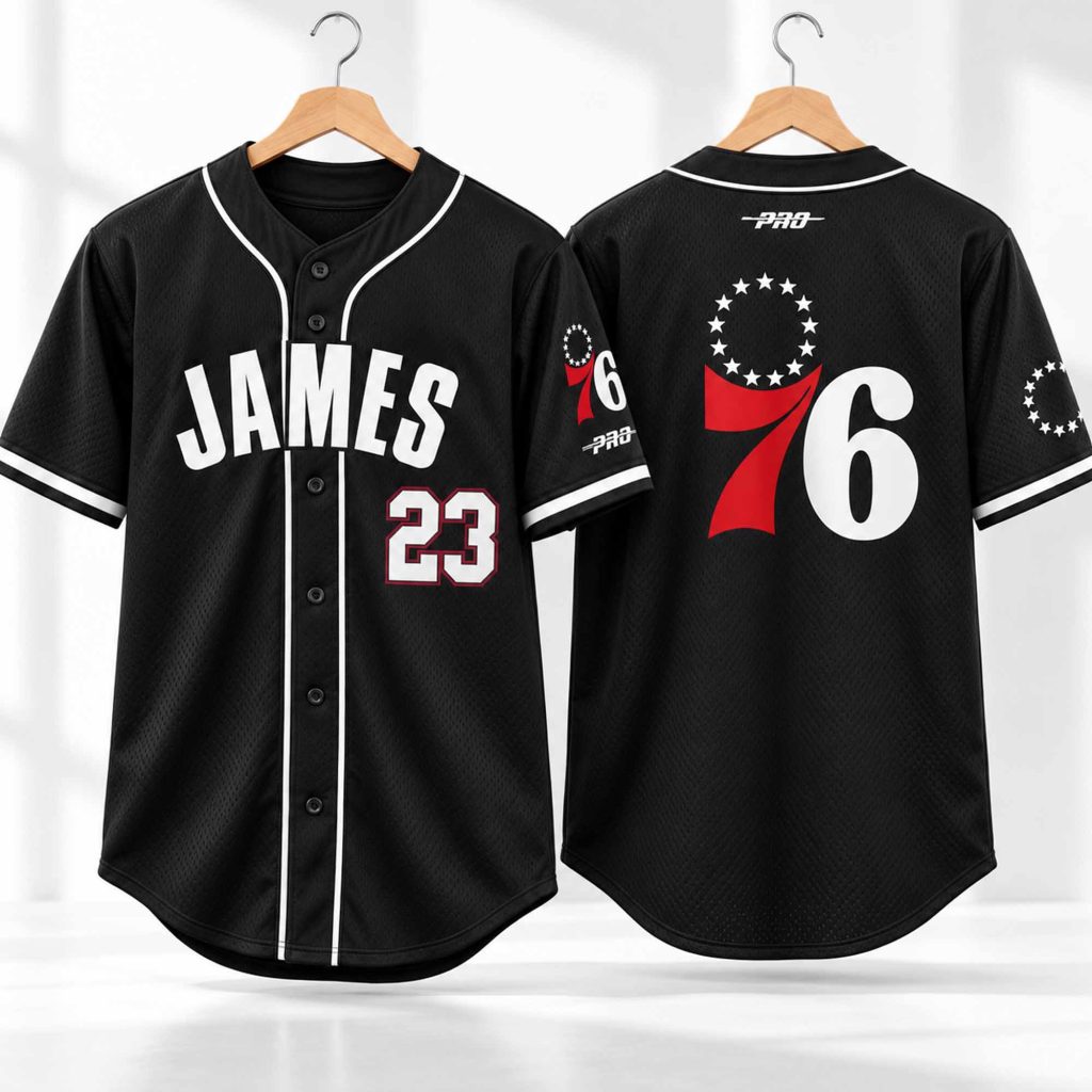 LeBron James Black 76ers Jersey LeBron James Black 76ers Jersey