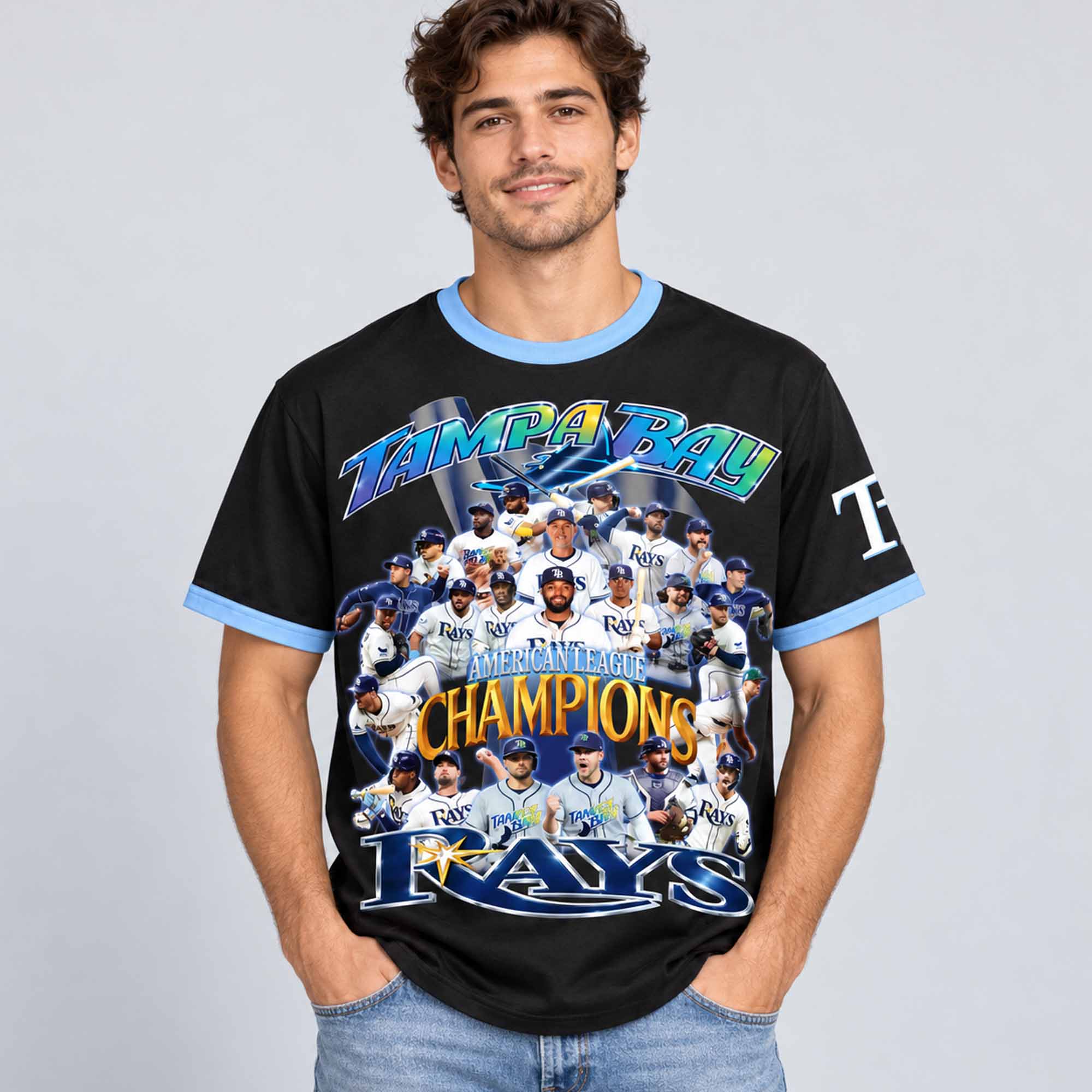 Rays 2026 American League Champions All Team Shirt 3 Rays 2026 American League Champions All Team Shirt 2