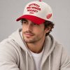 SANA x Detroit Red Wings Hockey Cream Red Hat 2
