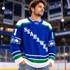 Seahawks Classic Retro Hockey Jersey 1