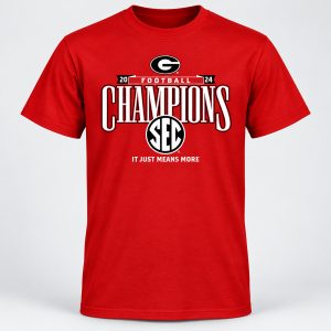 Georgia Bulldogs 2024 SEC Football Champions Shirt