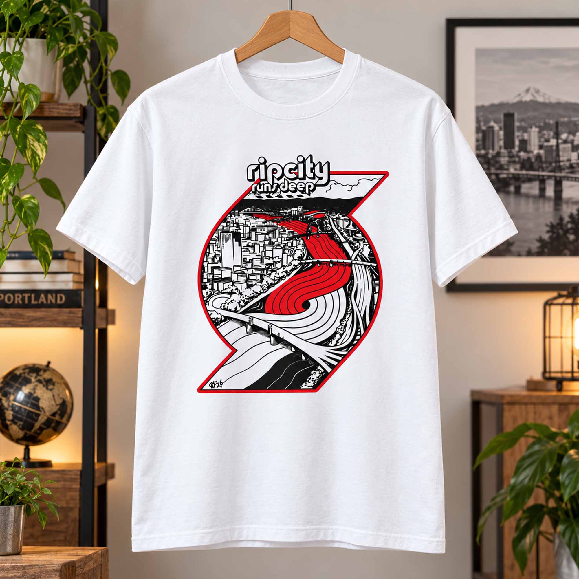 Trail Blazers Opening Night Shirt 1 Trail Blazers Opening Night Shirt 2