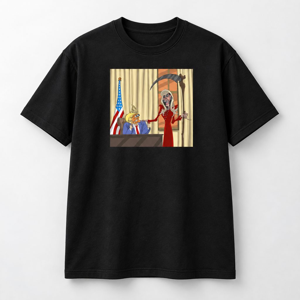 Trump And Grim Reaper Susan Dell Shirt Trump And Grim Reaper Susan Dell Shirt