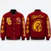USC Trojans 8 Heisman Trophy Winners Fight On Varsity Jacket