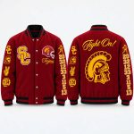 USC Trojans 8 Heisman Trophy Winners Fight On Varsity Jacket