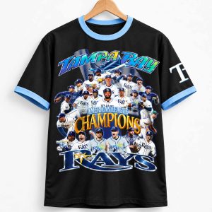 Rays 2026 American League Champions All Team Shirt
